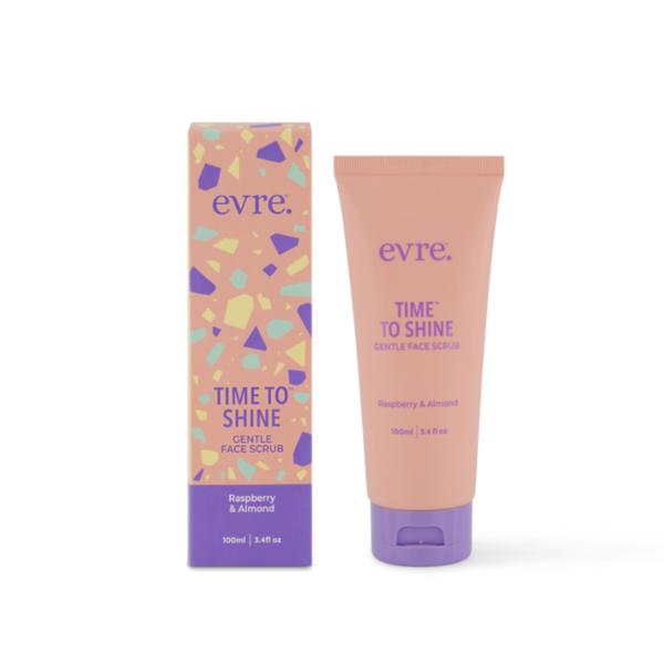 Evre Skincare Time To Shine Raspberry & Almond Scrub for Teens #1