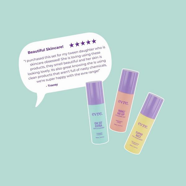 Evre Skincare 3 Step Starter Skincare Set for Teens #6