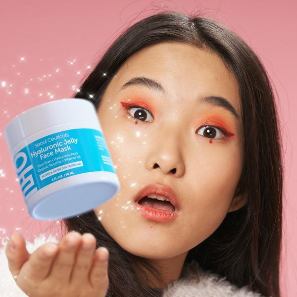 Seoul Ceuticals Korean Skin Care Hyaluronic Jelly Face Mask #5