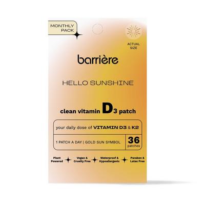 Barrière HELLO SUNSHINE Vitamin D3 Patch 36 Pack