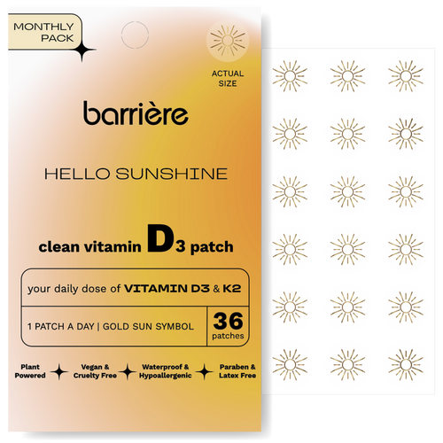 Barrire - Gold Sun Hello Sunshine Vitamin D3 Patch 36-Pack | Ulta Beauty