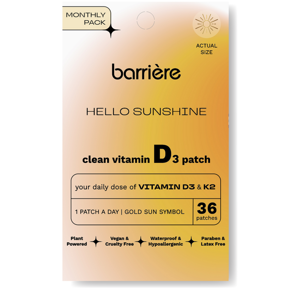 Barrière Hello Sunshine Vitamin D3 Patch 36 Pack - Gold Sun