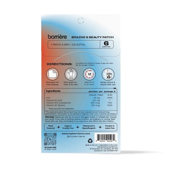 Barrière BRAINS & BEAUTY Patch 6 Pack #2
