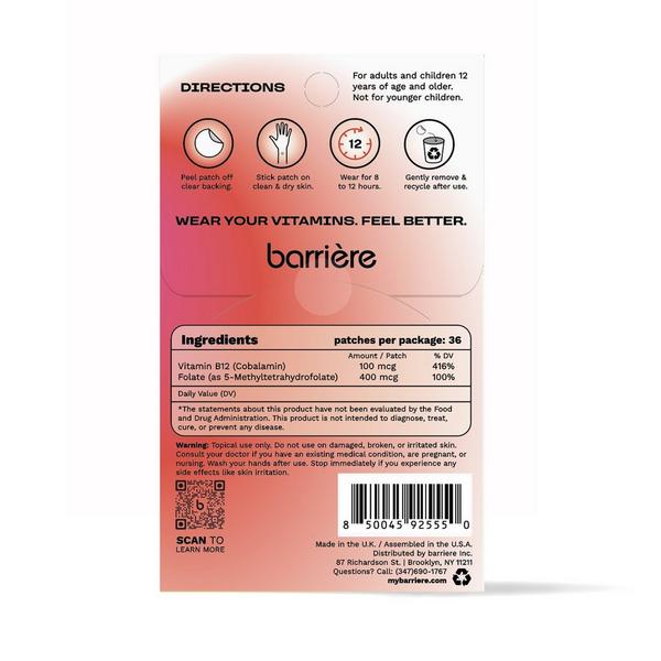 Barrière ENERGY BOOST Vitamin B12 36 Pack #2