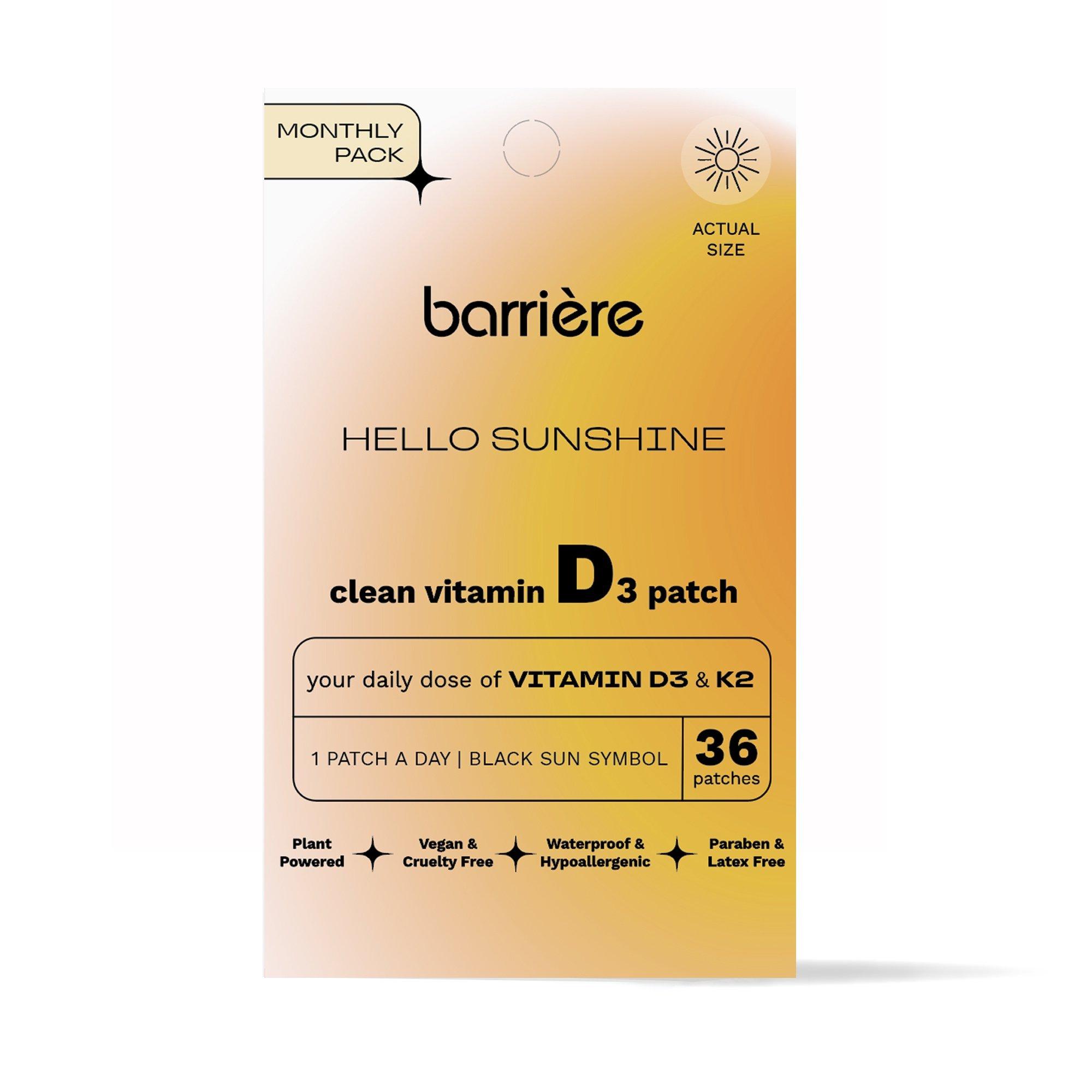 Barrière HELLO SUNSHINE Vitamin D3 Patch 36 Pack #1