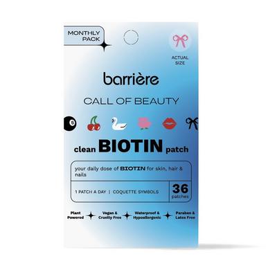 Barrière CALL OF BEAUTY Biotin Patch 36 Pack