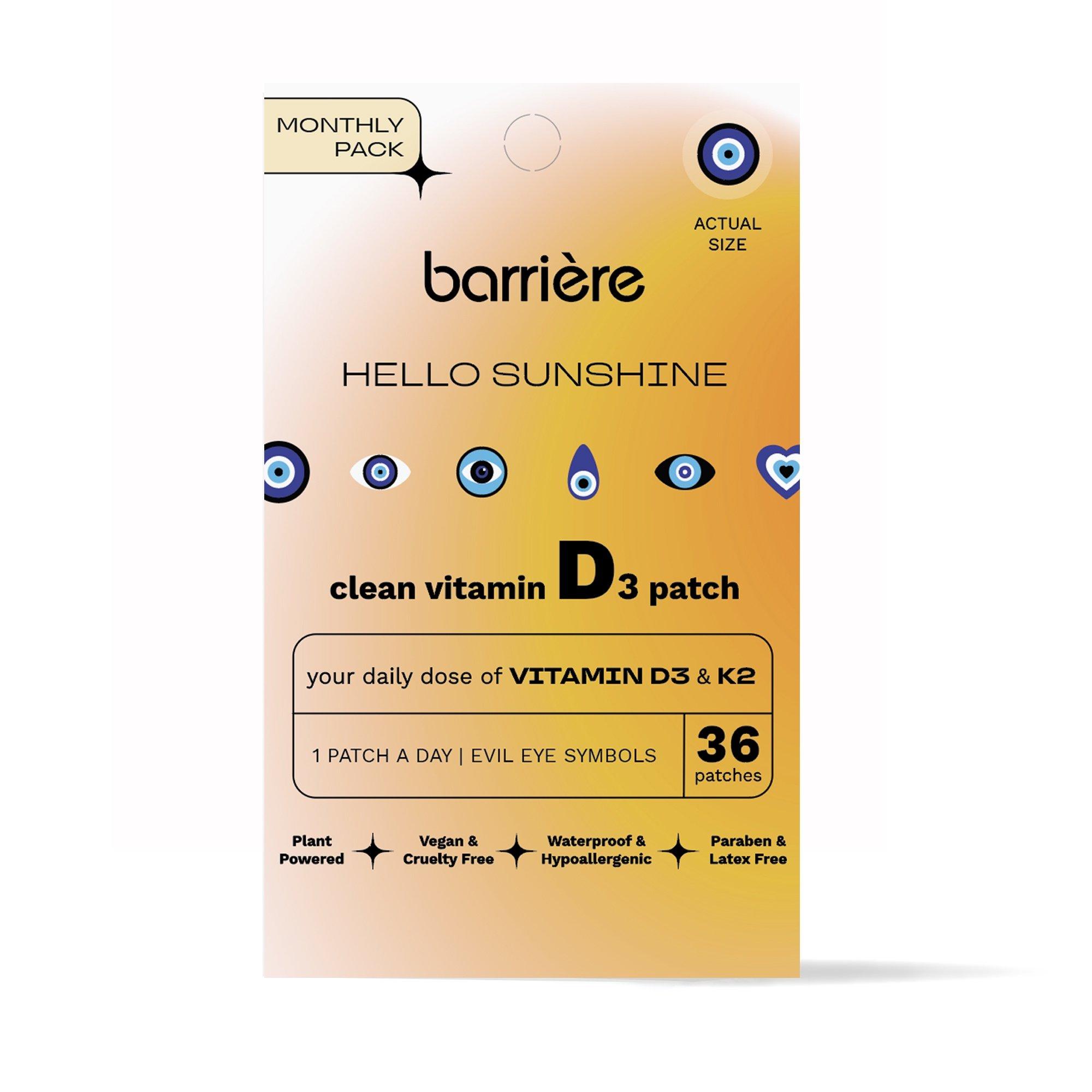 Barrière HELLO SUNSHINE Vitamin D3 Patch 36 Pack #1