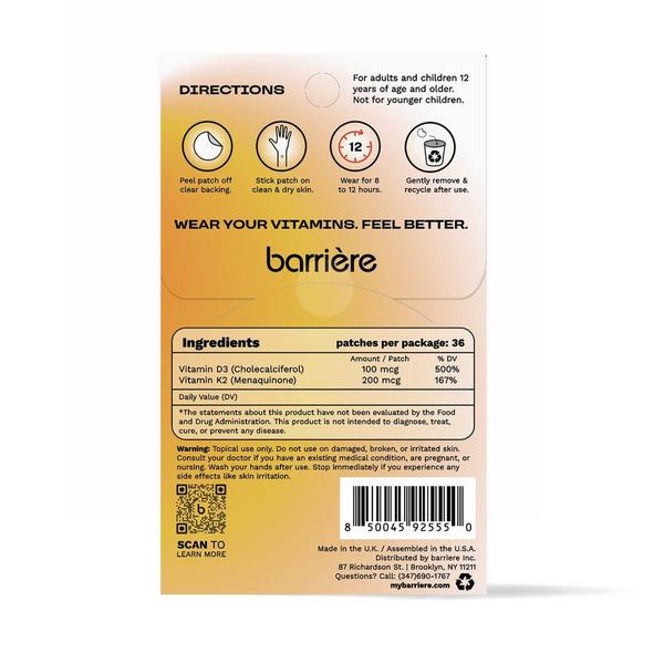 Barrière HELLO SUNSHINE Vitamin D3 Patch 36 Pack #2