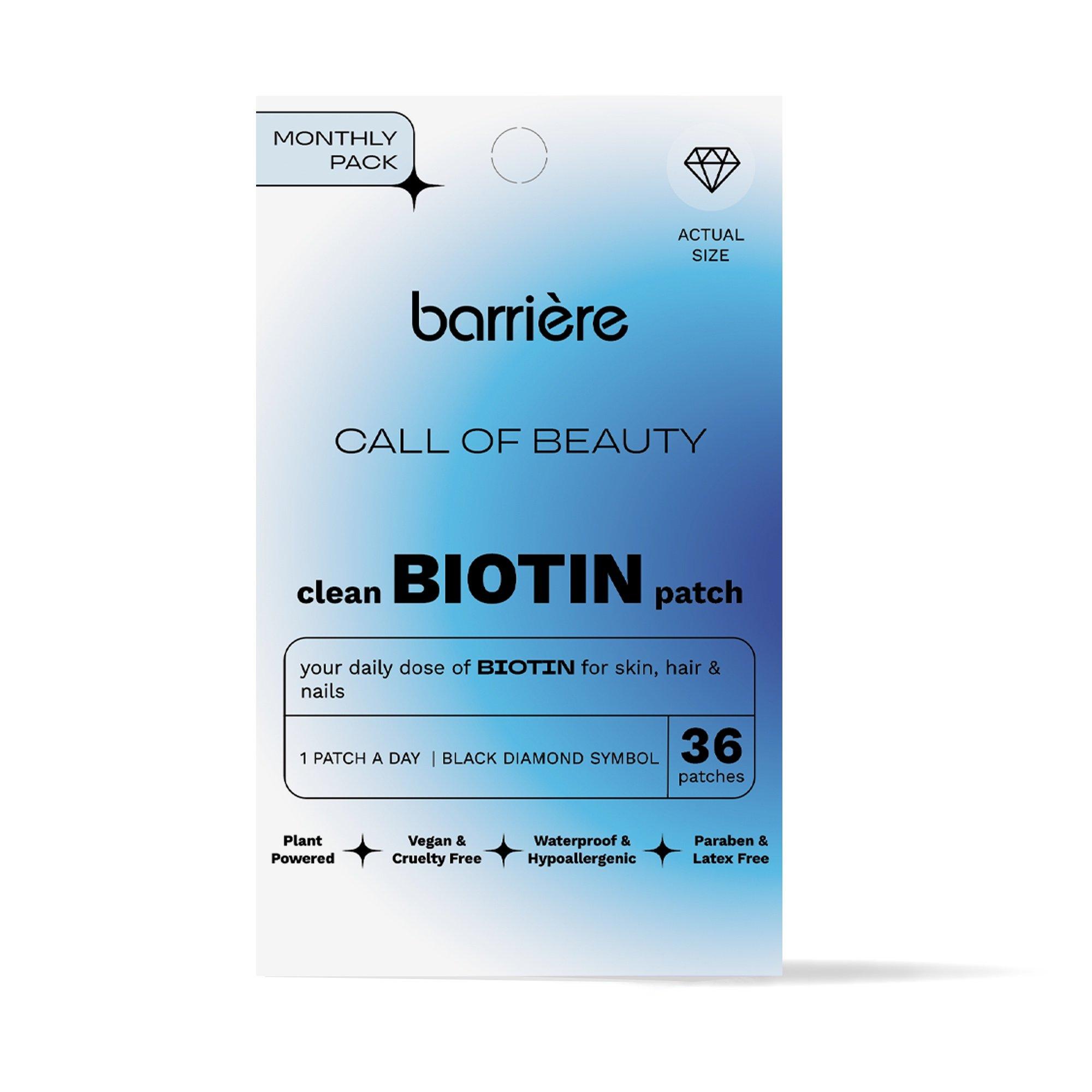 Barrière CALL OF BEAUTY Biotin Patch 36 Pack #1