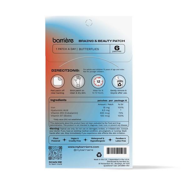 Barrière BRAINS & BEAUTY Patch 6 Pack #2