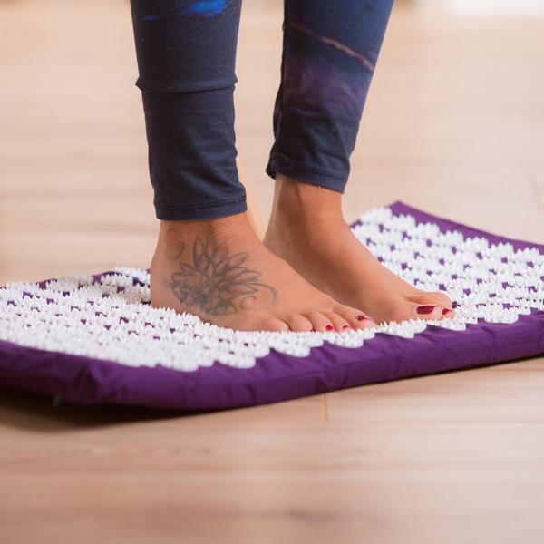 White Lotus Beauty Premium Acupressure Mat & Pillow Set #2