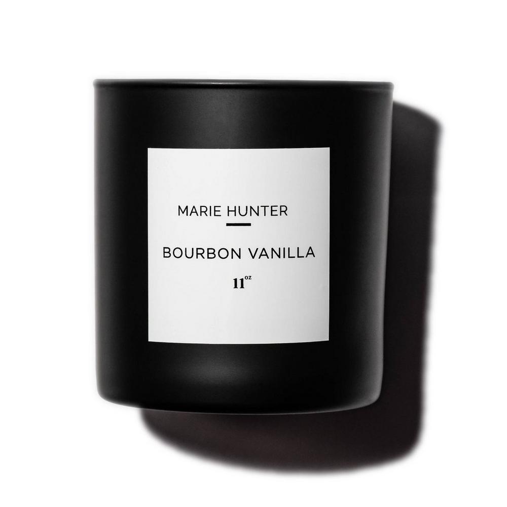 Marie Hunter Bourbon Vanilla Candle In Black