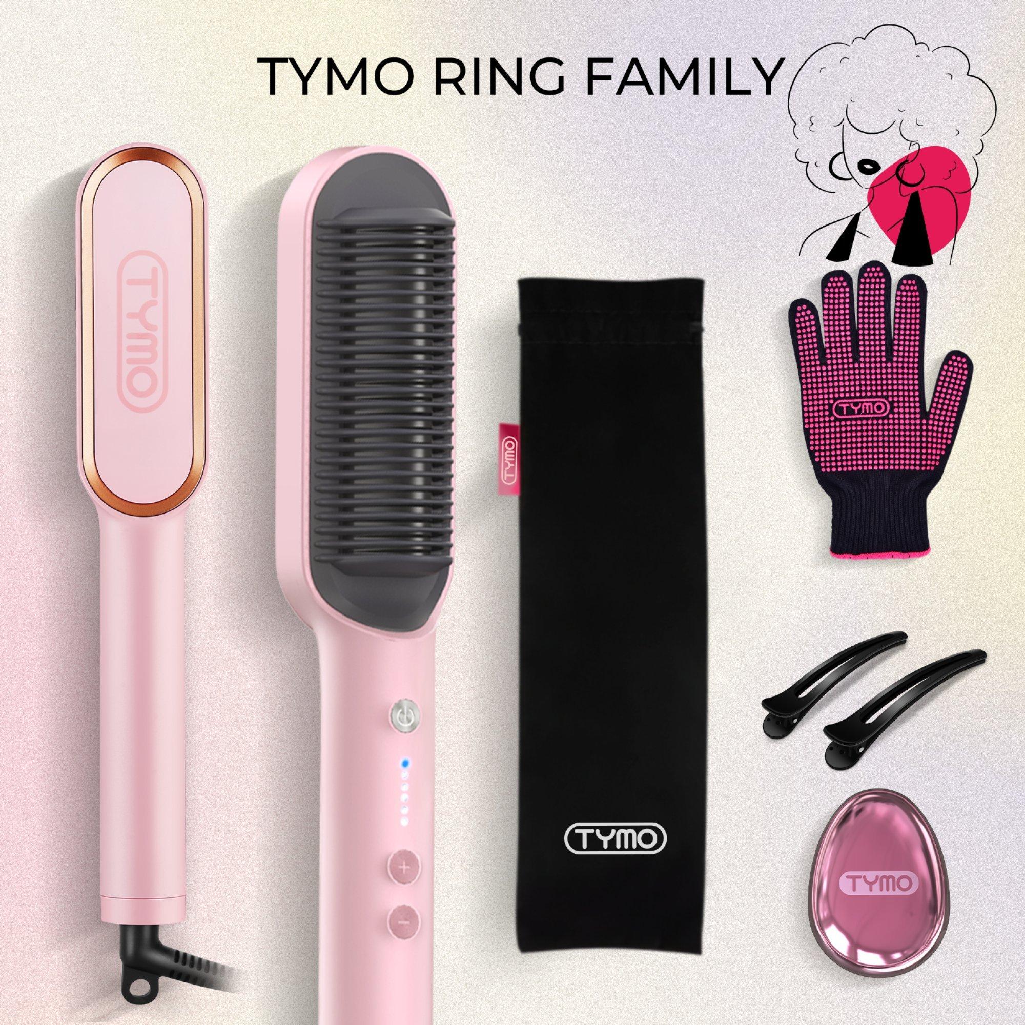 TYMO Beauty Ring Hair Straightening Comb - Thumbnail 4