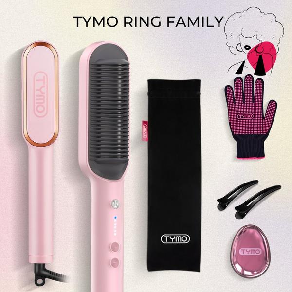 TYMO Beauty Ring Pink Hair Straightening Comb #8