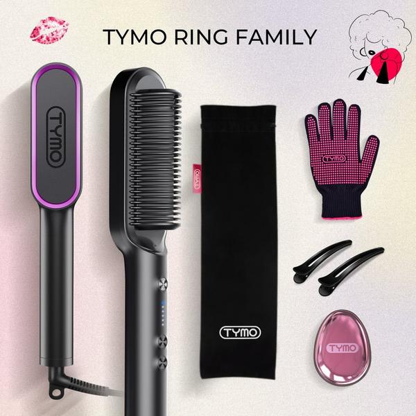 TYMO Beauty Ring Black Hair Straightening Comb #8