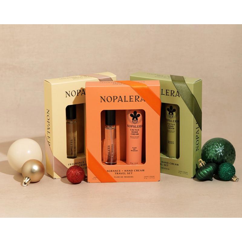 パナナノケア他 Nopalera - Flor De Madera Hand Cream + Travel Perfume Set | Ulta