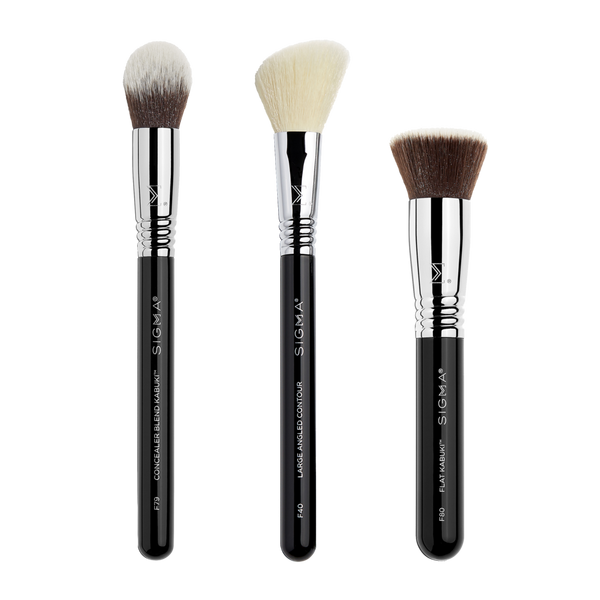 Sigma Beauty Best-Selling Face Brush Trio #1
