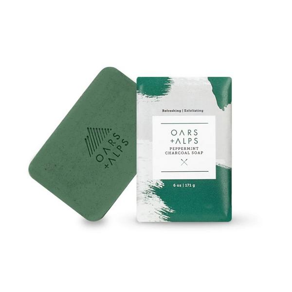 Oars + Alps Peppermint Charcoal Bar Soap #1
