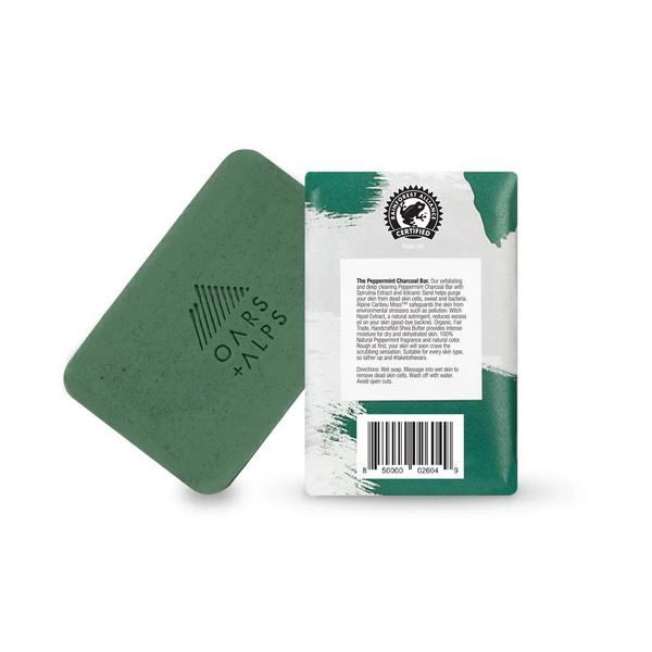 Oars + Alps Peppermint Charcoal Bar Soap #2