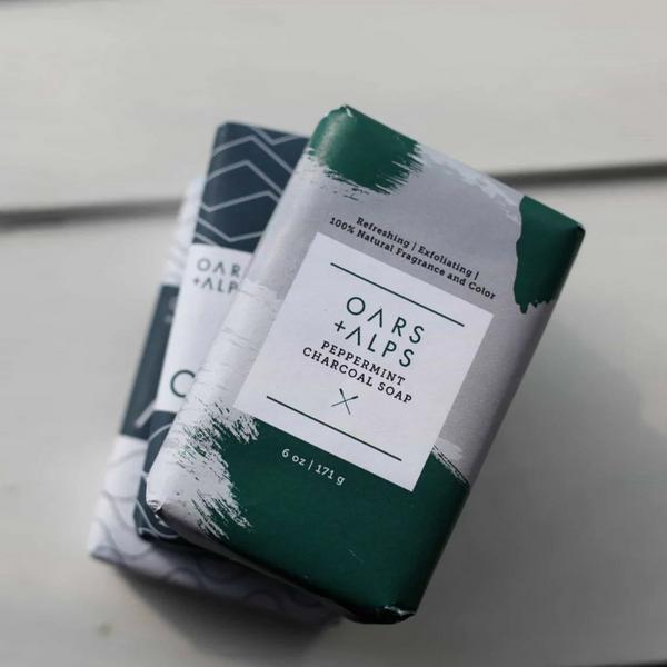 Oars + Alps Peppermint Charcoal Bar Soap #4