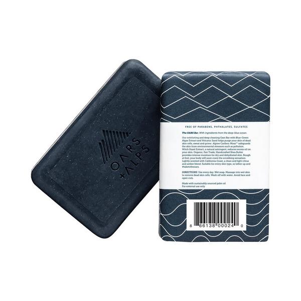 Oars + Alps Blue Charcoal Oars Bar Soap #2