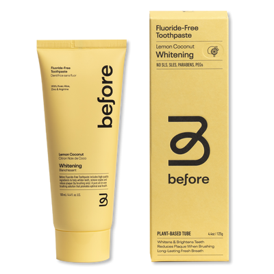 Before Oral Care Fluoride-Free Whitening Lemon Coconut