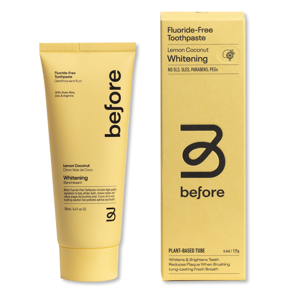 Before Oral Care Fluoride-Free Whitening Lemon Coconut #1