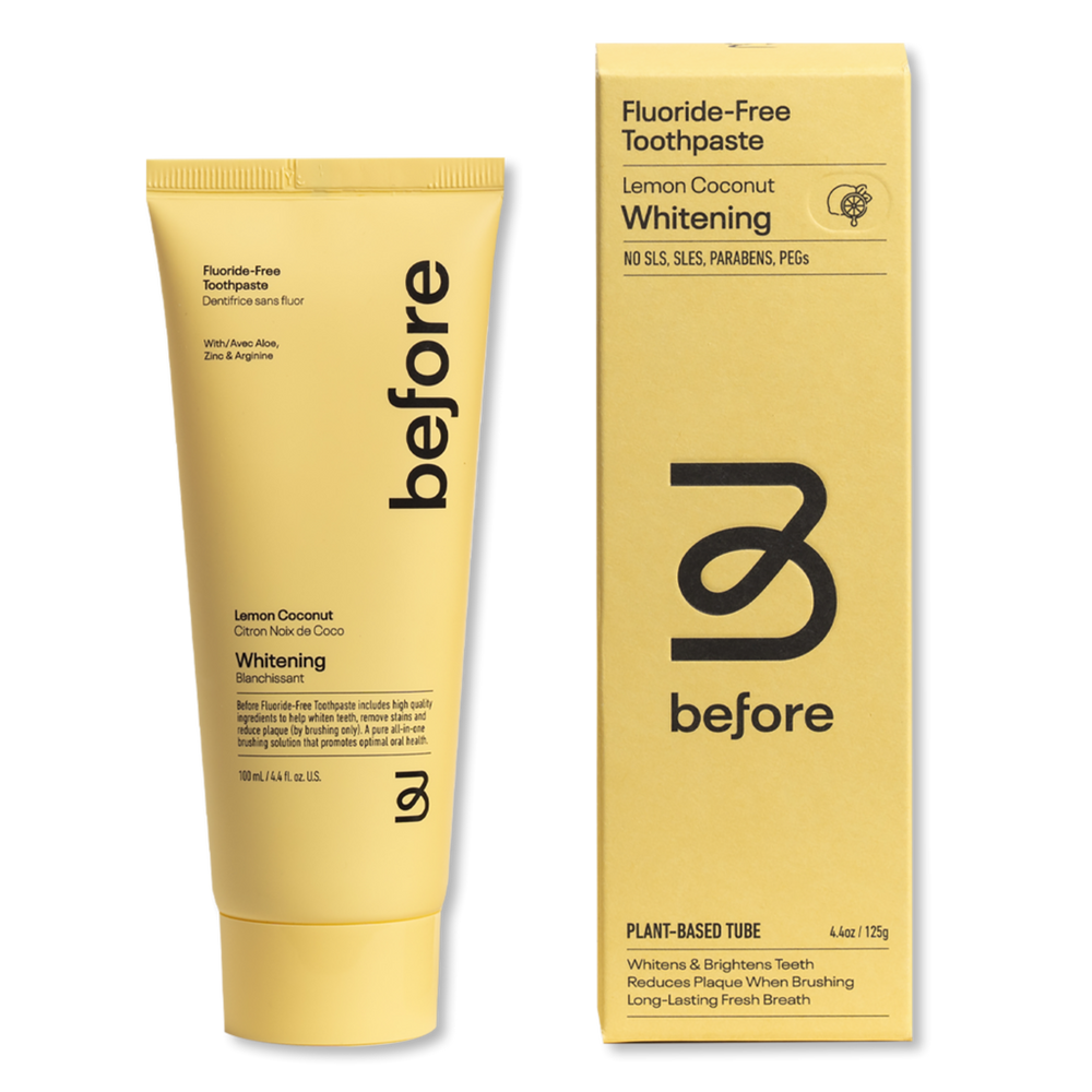 Before Oral Care Fluoride-free Whitening Lemon Coconut