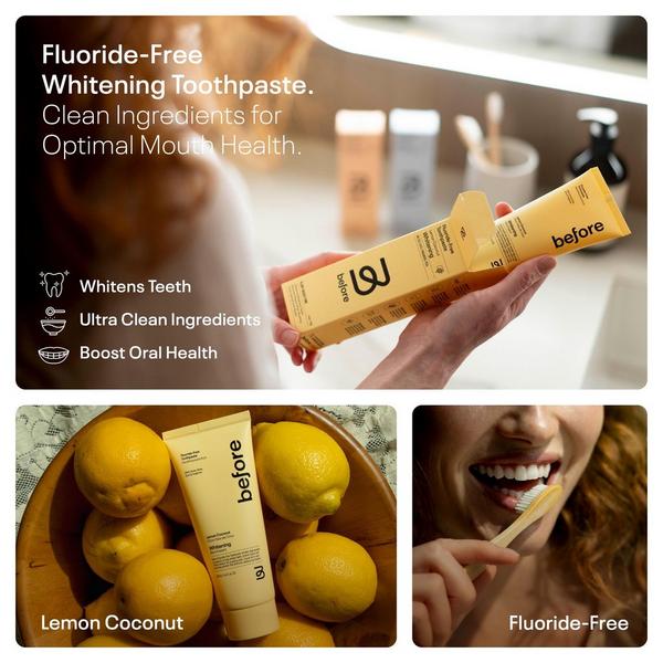 Before Oral Care Fluoride-Free Whitening Lemon Coconut #2