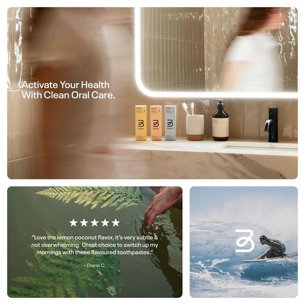 Before Oral Care Fluoride-Free Whitening Lemon Coconut #8