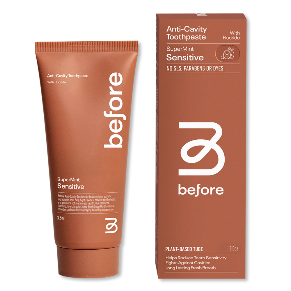 Before Oral Care Anti-cavity Supermint Sensitive