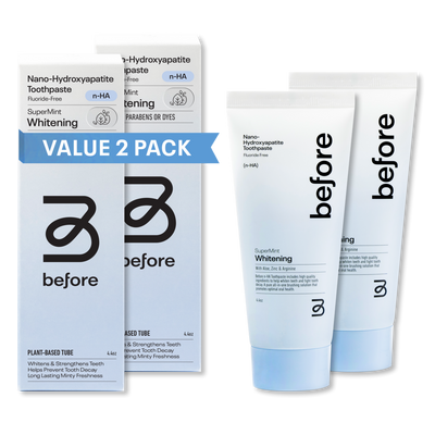 Before Oral Care Before n-HA SuperMint Whitening 2-Pack
