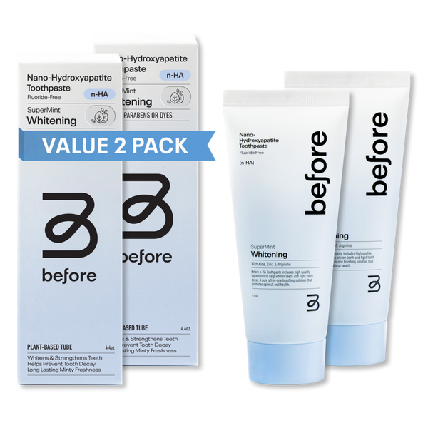 Before Oral Care Before n-HA SuperMint Whitening 2-Pack #1