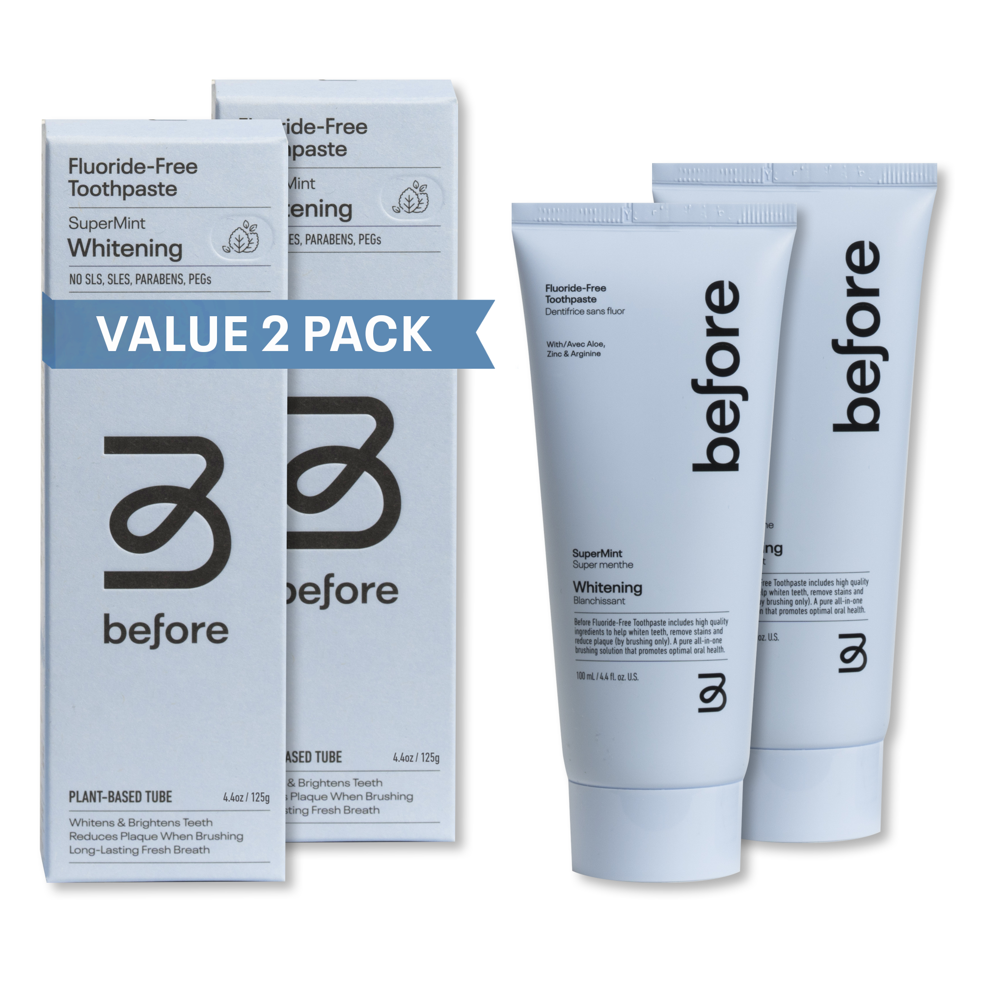 Before Oral Care Before Fluoride-Free SuperMint 2-Pack #1