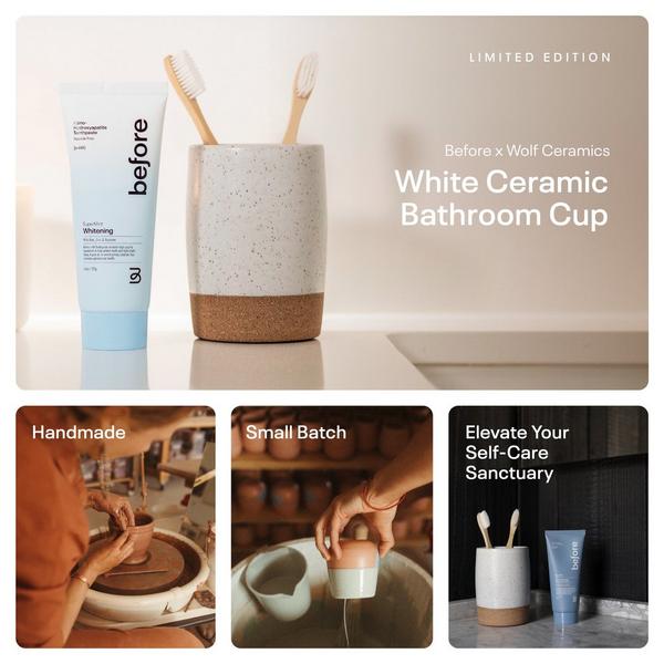 Before Oral Care Before Bathroom Makeover with White Cup #7
