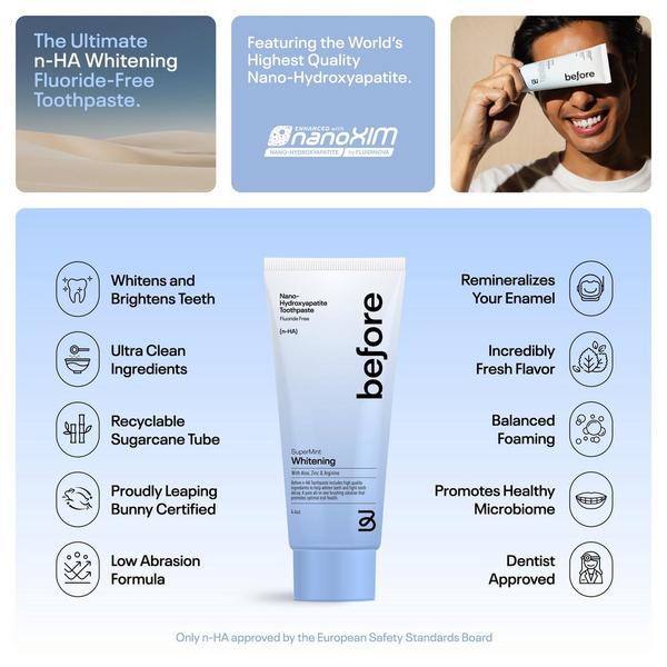Before Oral Care Nano-Hydroxyapatite Whitening Toothpaste #4