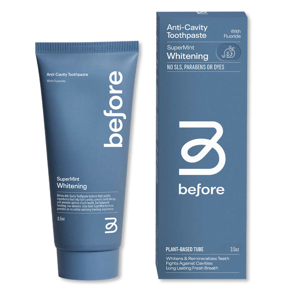 Before Oral Care Anti-cavity Supermint Whitening