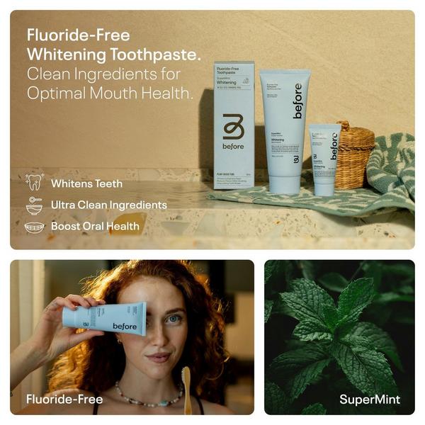 Before Oral Care Fluoride-Free Whitening SuperMint #2