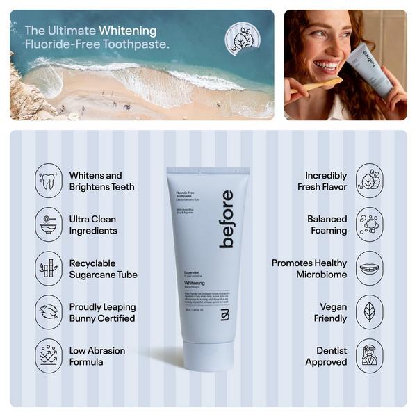 Before Oral Care Fluoride-Free Whitening SuperMint #4