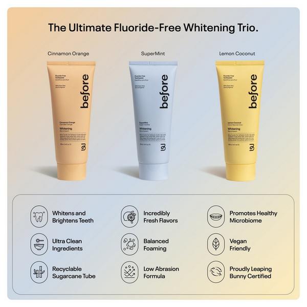 Before Oral Care Before Fluoride-Free Flavor Pack #4