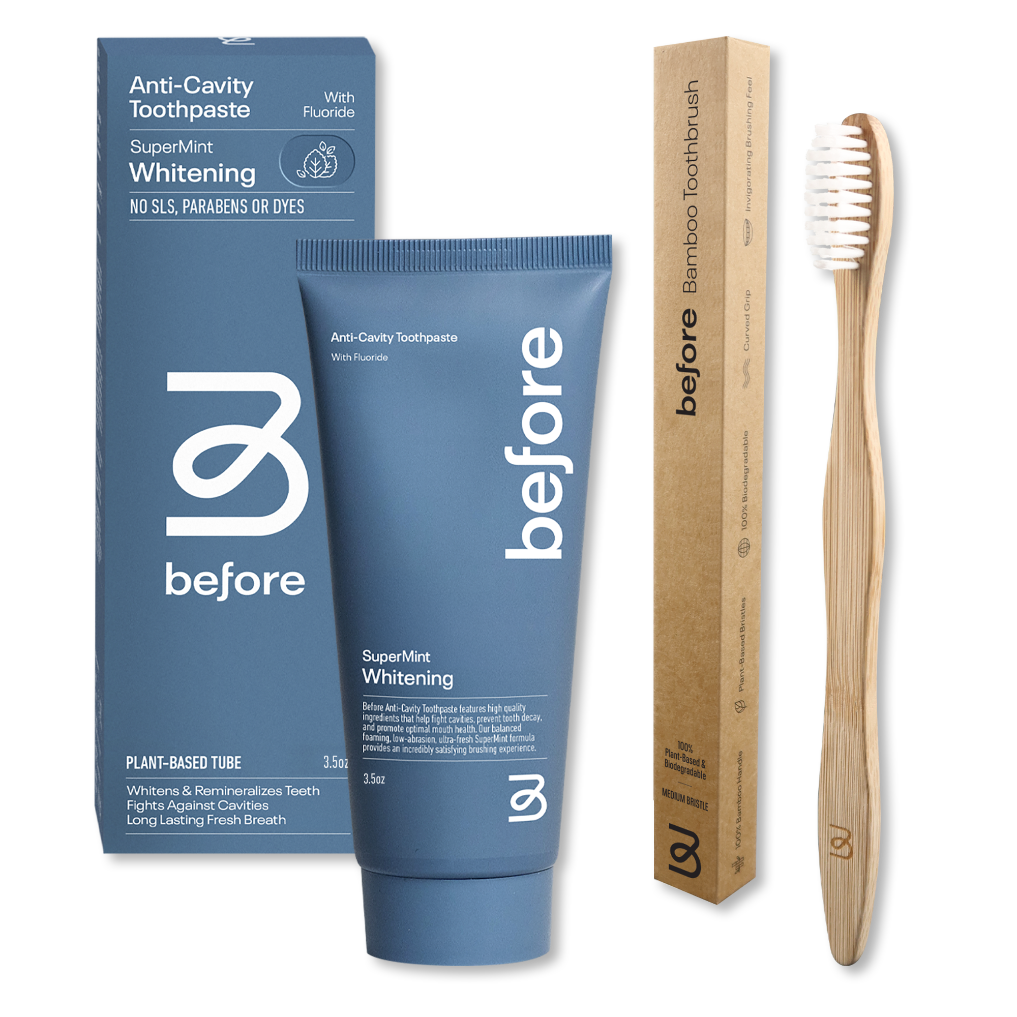 Before Oral Care Before Anti-Cavity Whitening Bundle #1