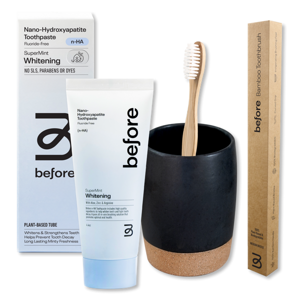 Before Oral Care Before Bathroom Makeover with Black Cup #1