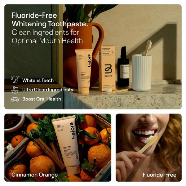 Before Oral Care Fluoride-Free Whitening Cinnamon Orange #2