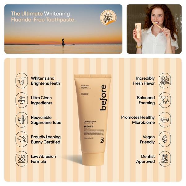 Before Oral Care Fluoride-Free Whitening Cinnamon Orange #4