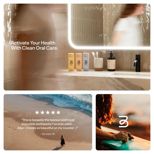 Before Oral Care Fluoride-Free Whitening Cinnamon Orange #8