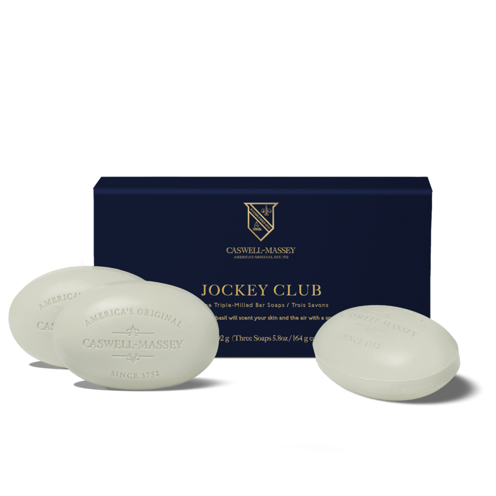 Caswell-massey Jockey Club Bar Soap - 3pc Set
