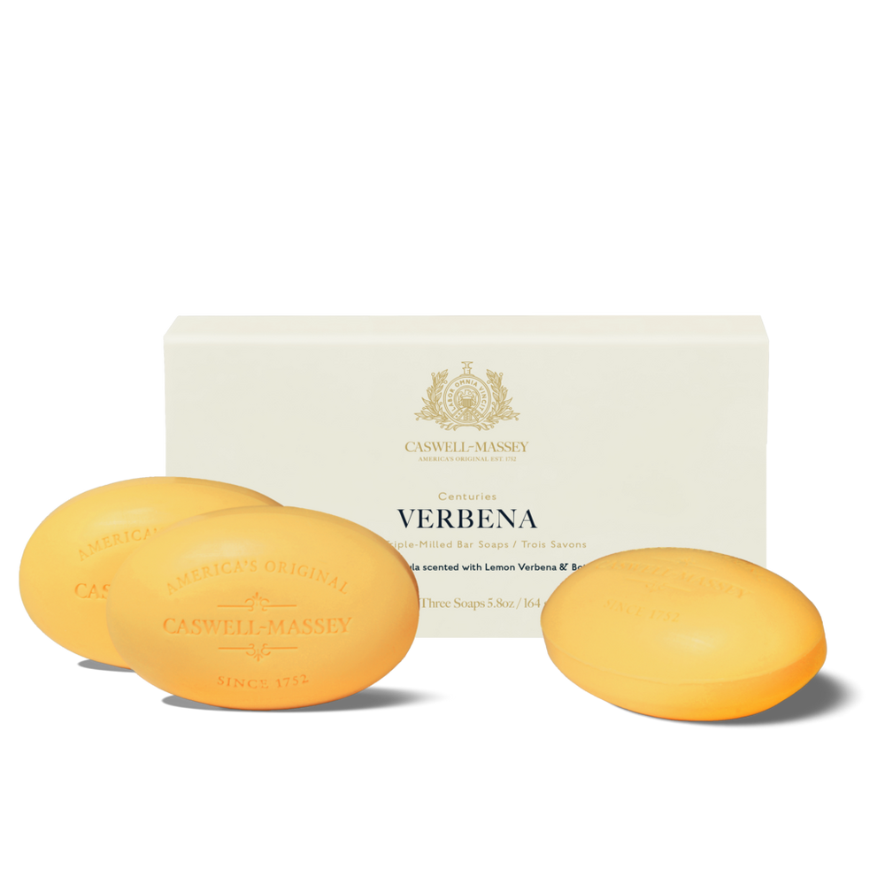 Caswell-massey Verbena Bar Soap - 3pc Set