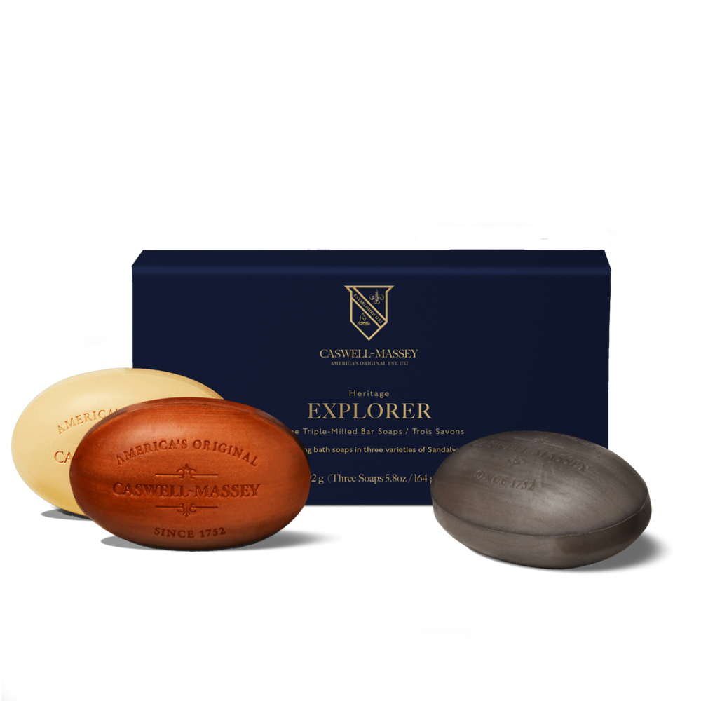 Caswell-massey Sandalwood Explorer Soap Set