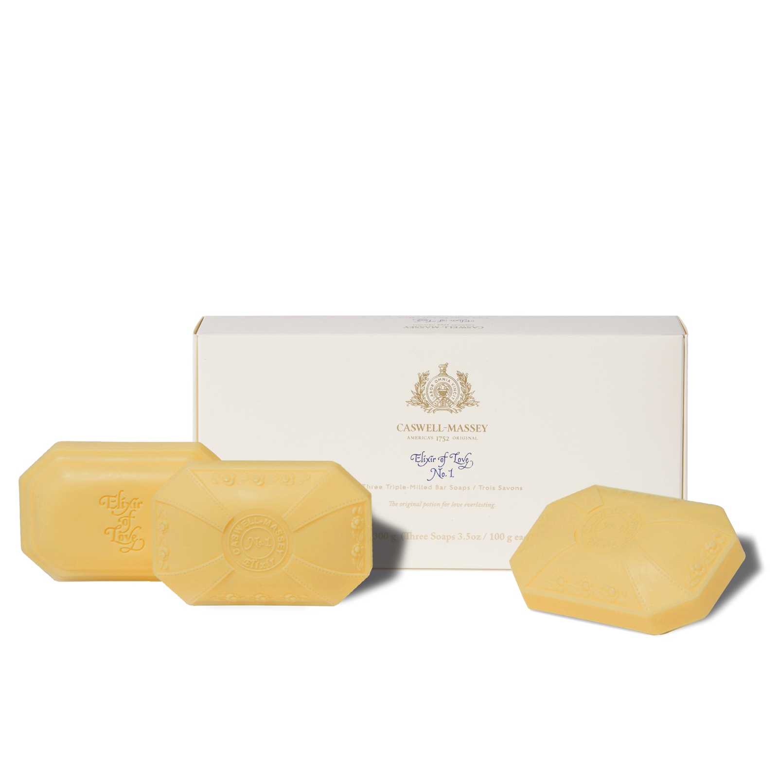 Caswell-Massey - 3pc Set Elixir of Love Bar Soap | Ulta Beauty