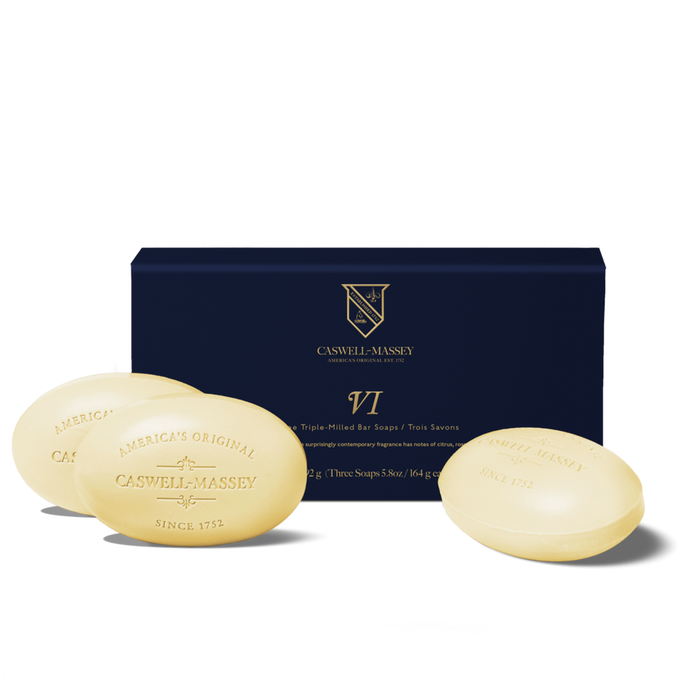 Caswell-massey Number Six Bar Soap - 3pc Set